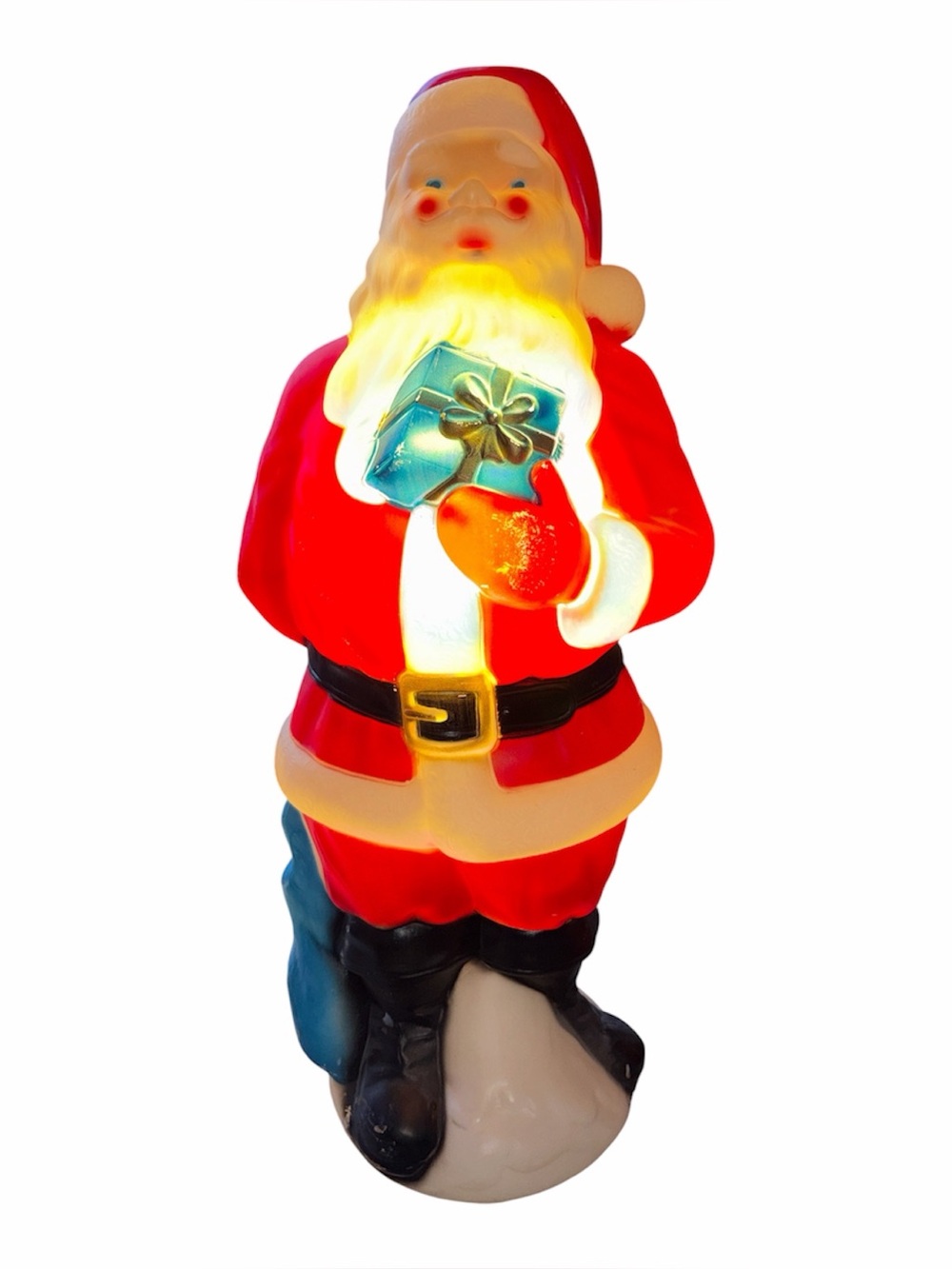 Vintage 1971 Empire Plastic Blow Mold Santa Claus